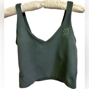 Peloton Green Cropped Top